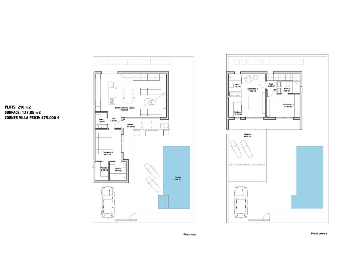 New build - Villa - San Javier - Parque de los leones