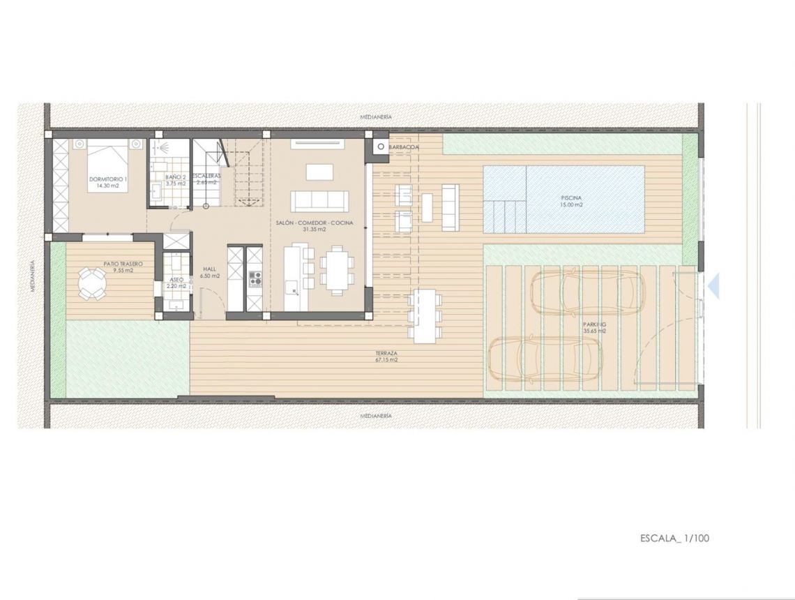 New build - Villa - San Juan de los Terreros - Las Mimosas