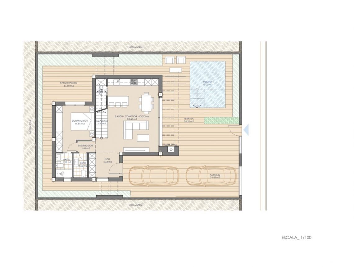 New build - Villa - San Juan de los Terreros - Las Mimosas