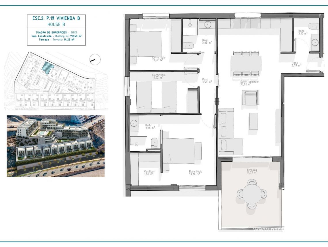 Nowa inwestycja - Apartament - Aguilas - El Hornillo