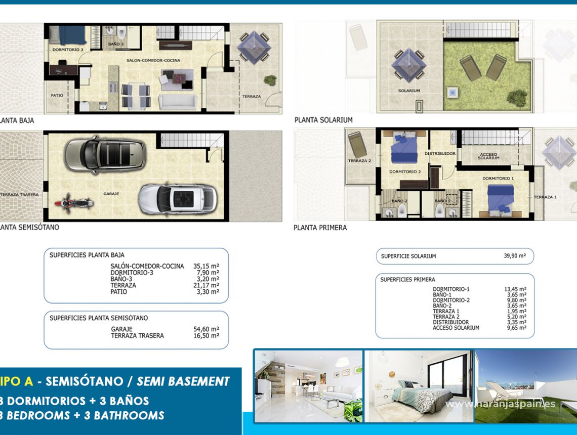 Nowa inwestycja - Dom bliźniak - Orihuela - Bigastro