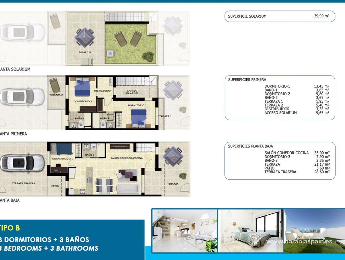 Nowa inwestycja - Dom bliźniak - Orihuela - Bigastro