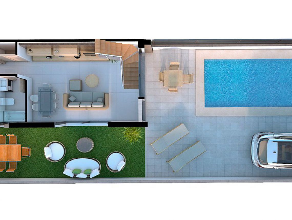 Nowa inwestycja - Dom bliźniak - Santa Pola - Gran Alacant