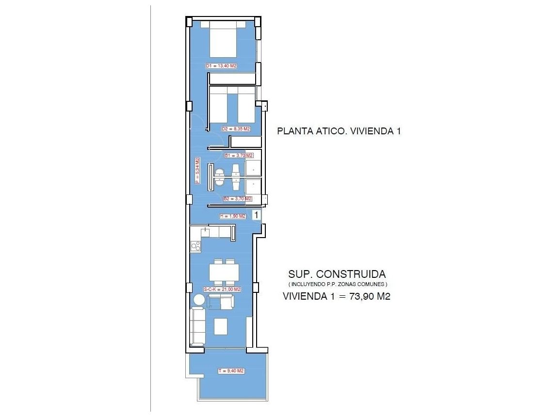 Nowa inwestycja - Penthouse - Torrevieja - Playa El Acequión
