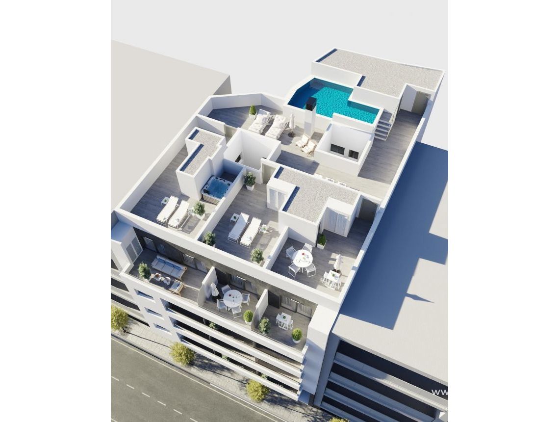 Nowa inwestycja - Penthouse’y - Torrevieja - Centro