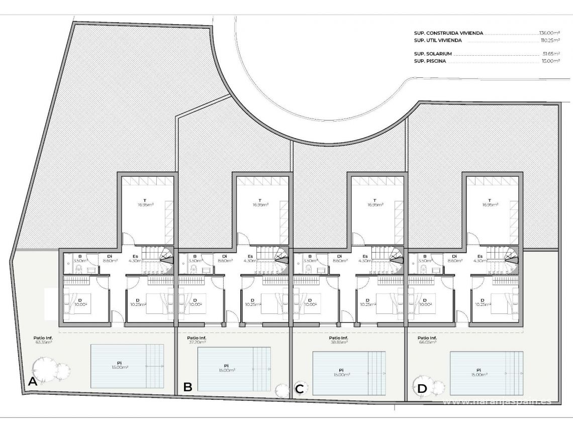 Nowa inwestycja - Town House - Mazarron - Country Club