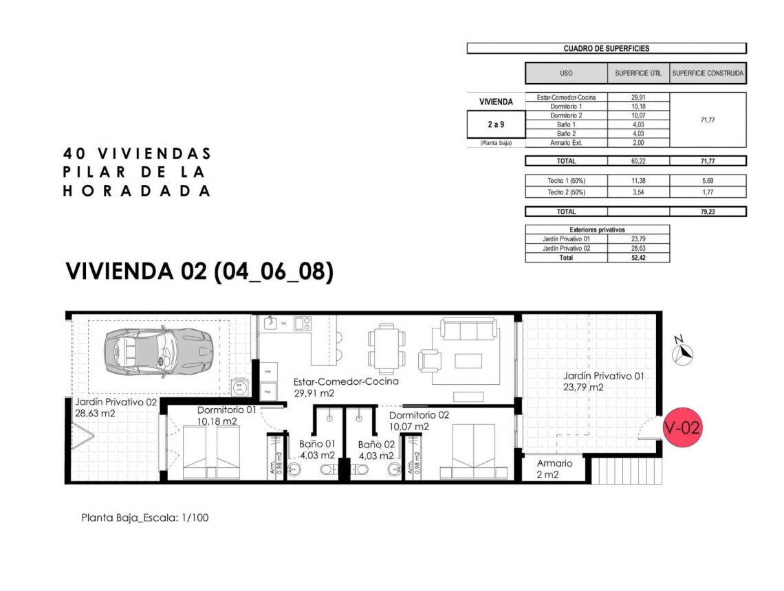 Ny bolig - Bungalow - Pilar de la Horadada - pueblo