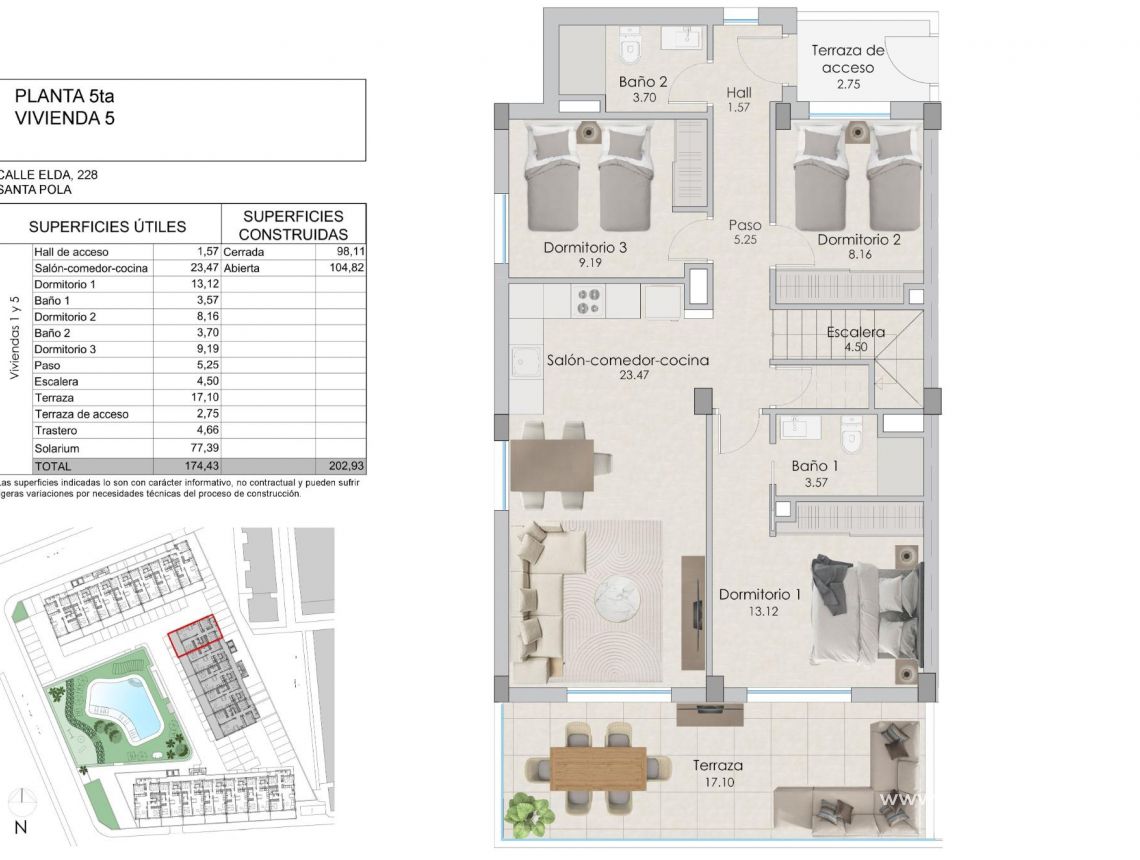 Ny bolig - Penthouse  - Santa Pola - Tamarit