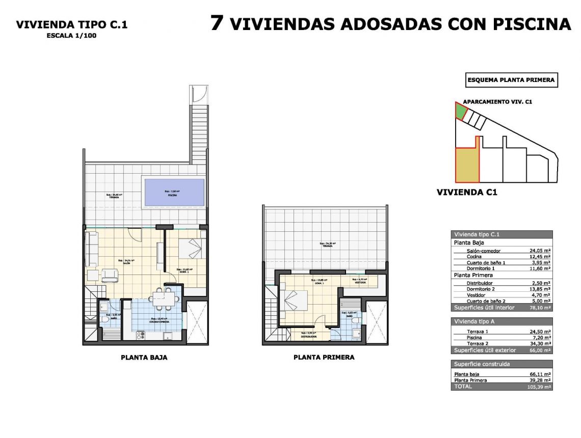 Obra Nueva - Bungalow - Pilar de la Horadada - pueblo