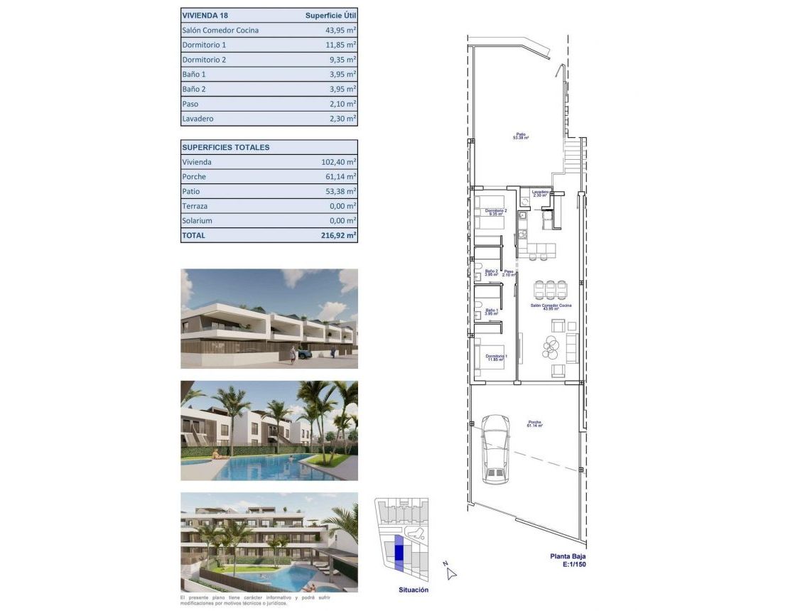 Obra Nueva - Bungalow - Pilar de la Horadada - pueblo