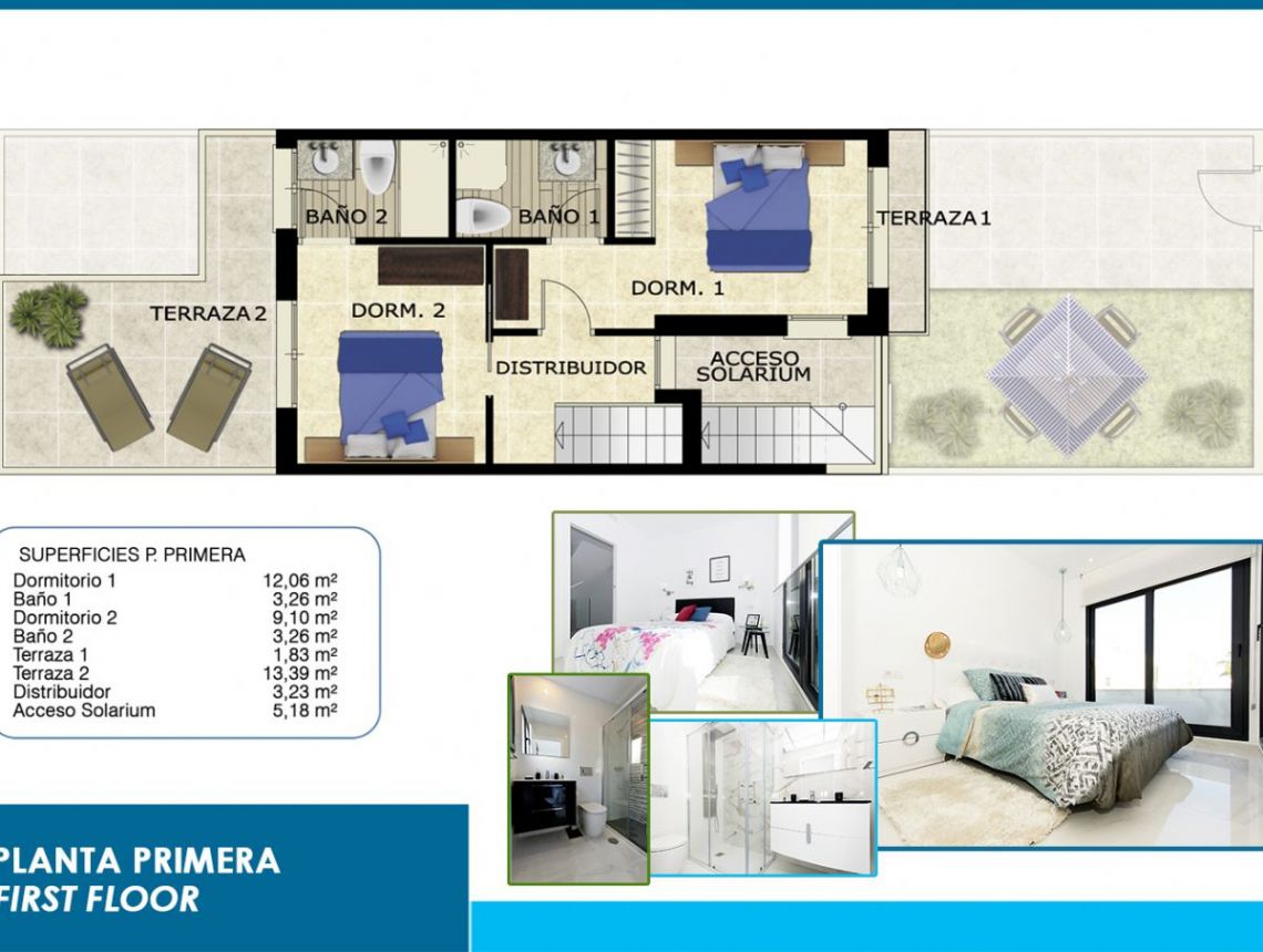 Obra Nueva - Chalet adosado - Orihuela - Algorfa campo de golf