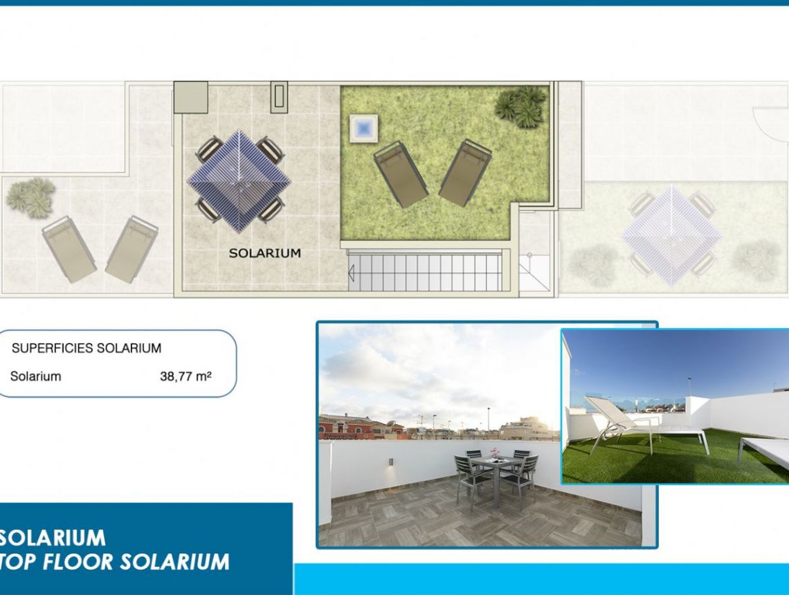 Obra Nueva - Chalet adosado - Orihuela - Algorfa campo de golf