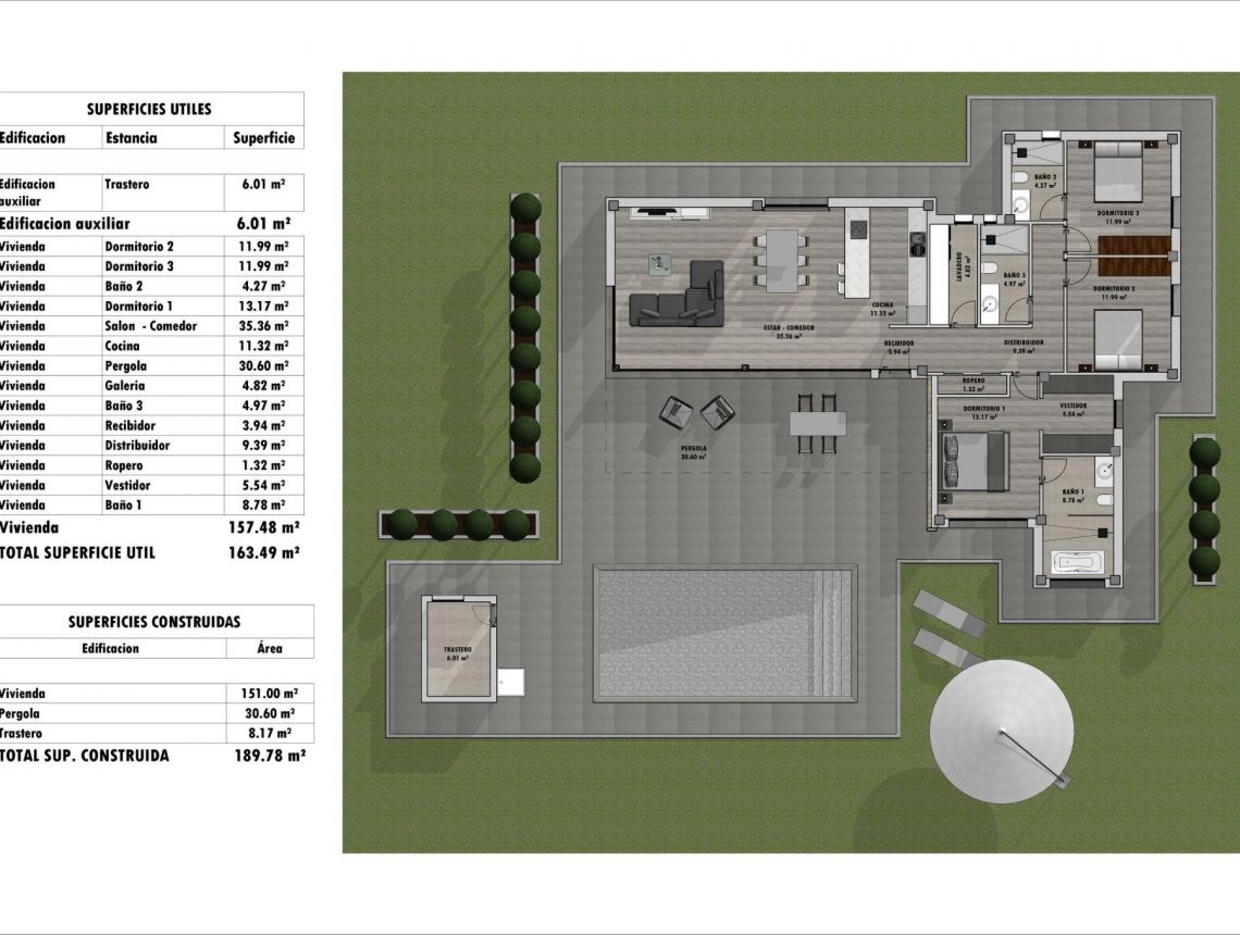 Obra Nueva - Villa - Aspe - Poligono 19