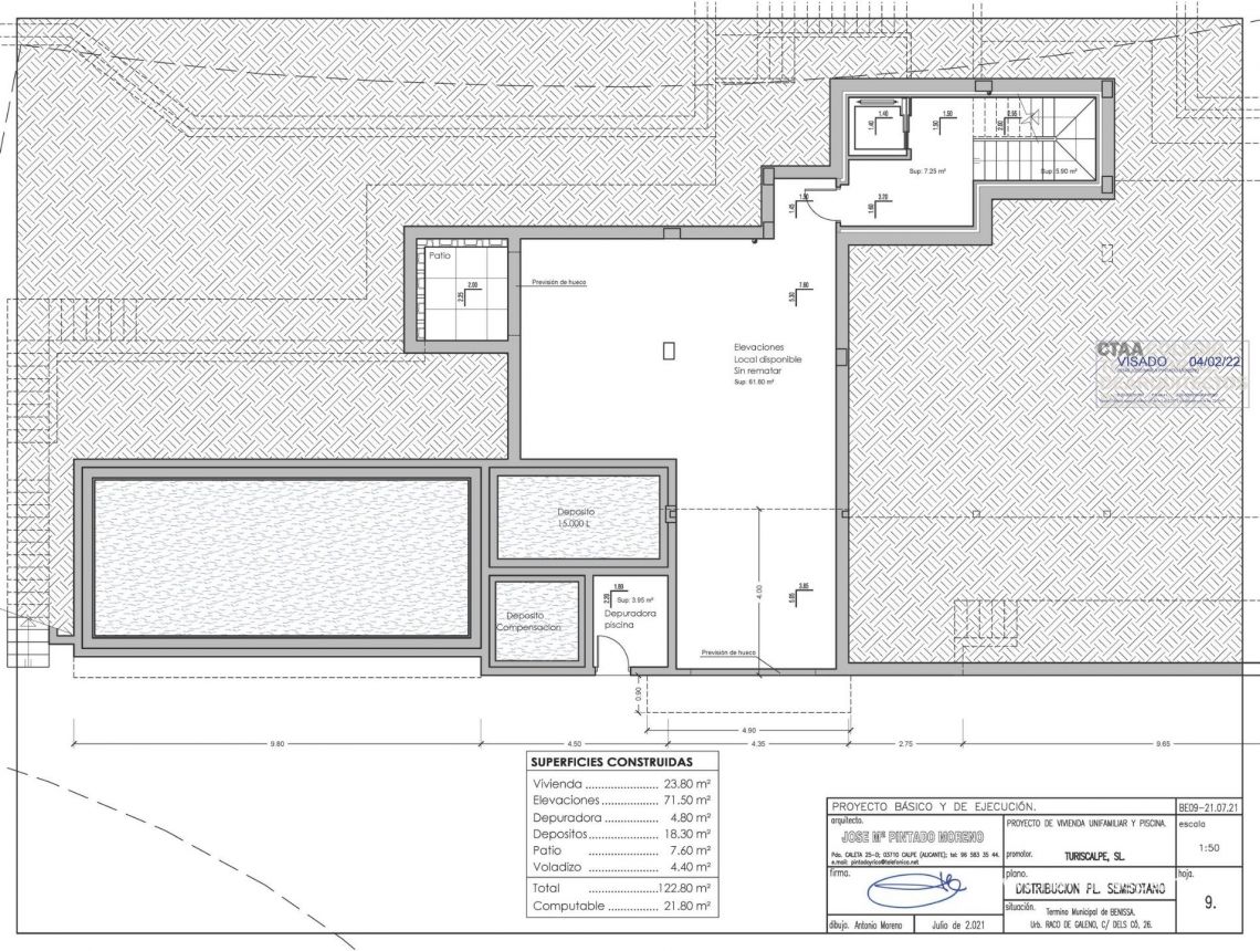 Obra Nueva - Villa - Benissa - Racó Del Galeno