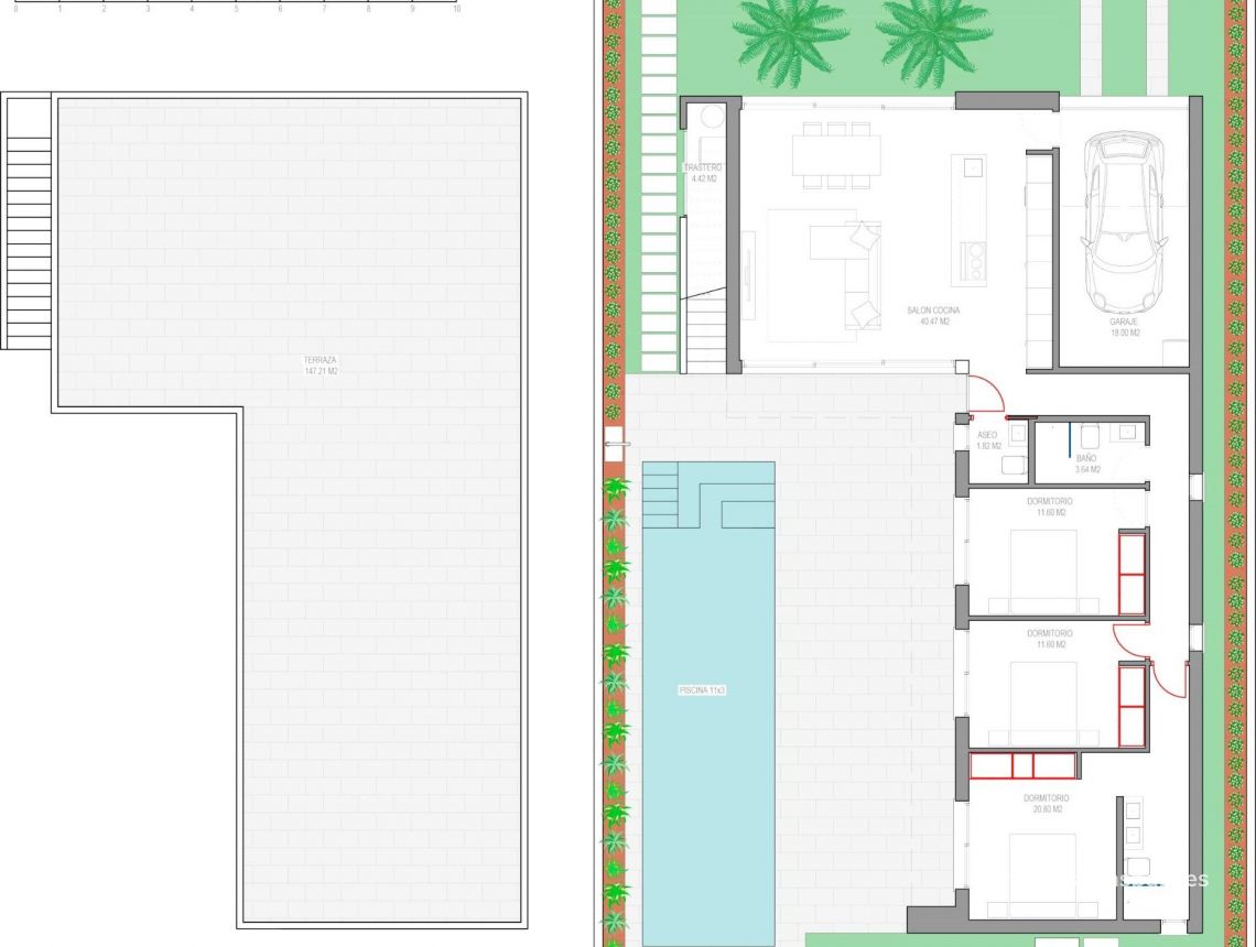 Obra Nueva - Villa - Los Alcázares - Serena Golf