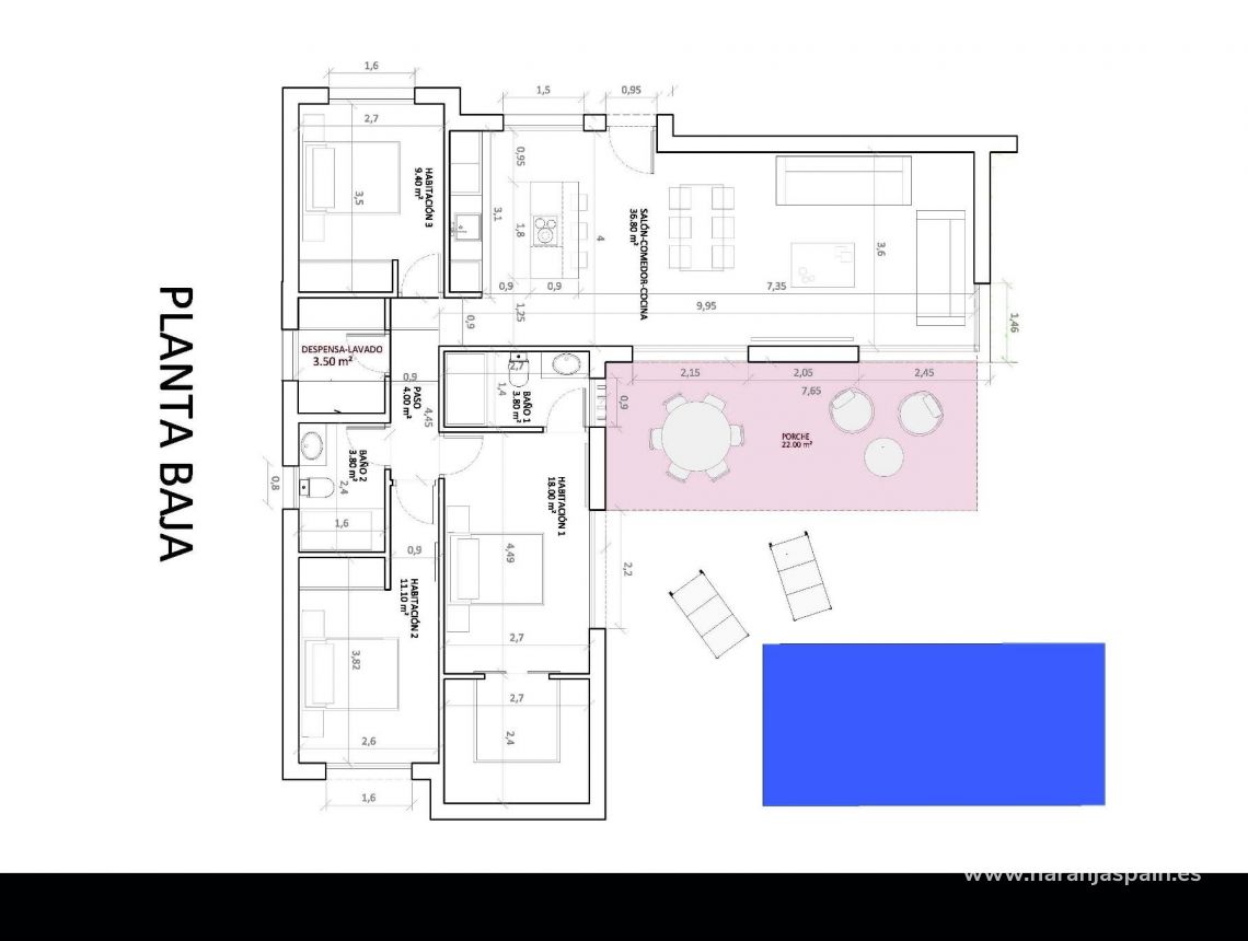 Obra Nueva - Villa - Monforte del Cid - La Capitana