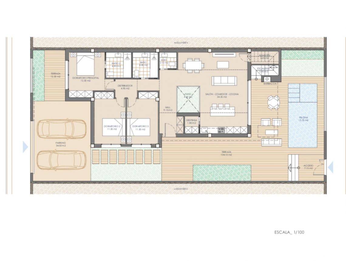 Obra Nueva - Villa - San Juan de los Terreros - Las Mimosas