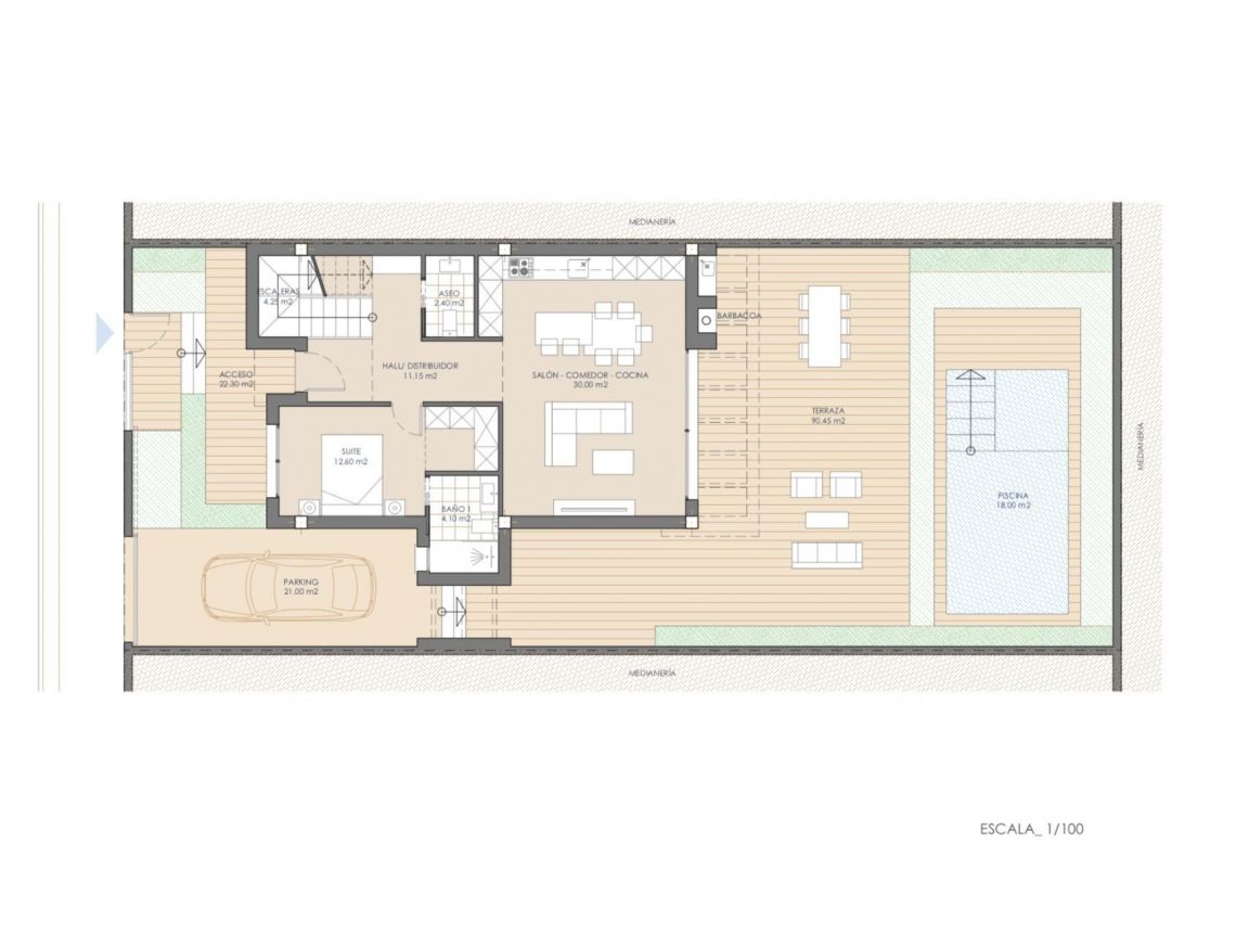 Obra Nueva - Villa - San Juan de los Terreros - Las Mimosas