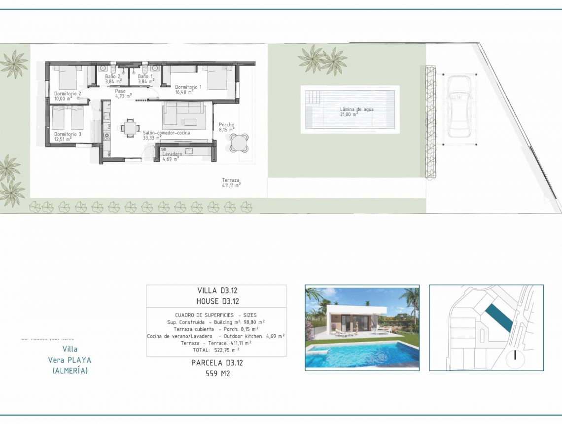 Obra Nueva - Villa - Vera - Pueblo Salinas