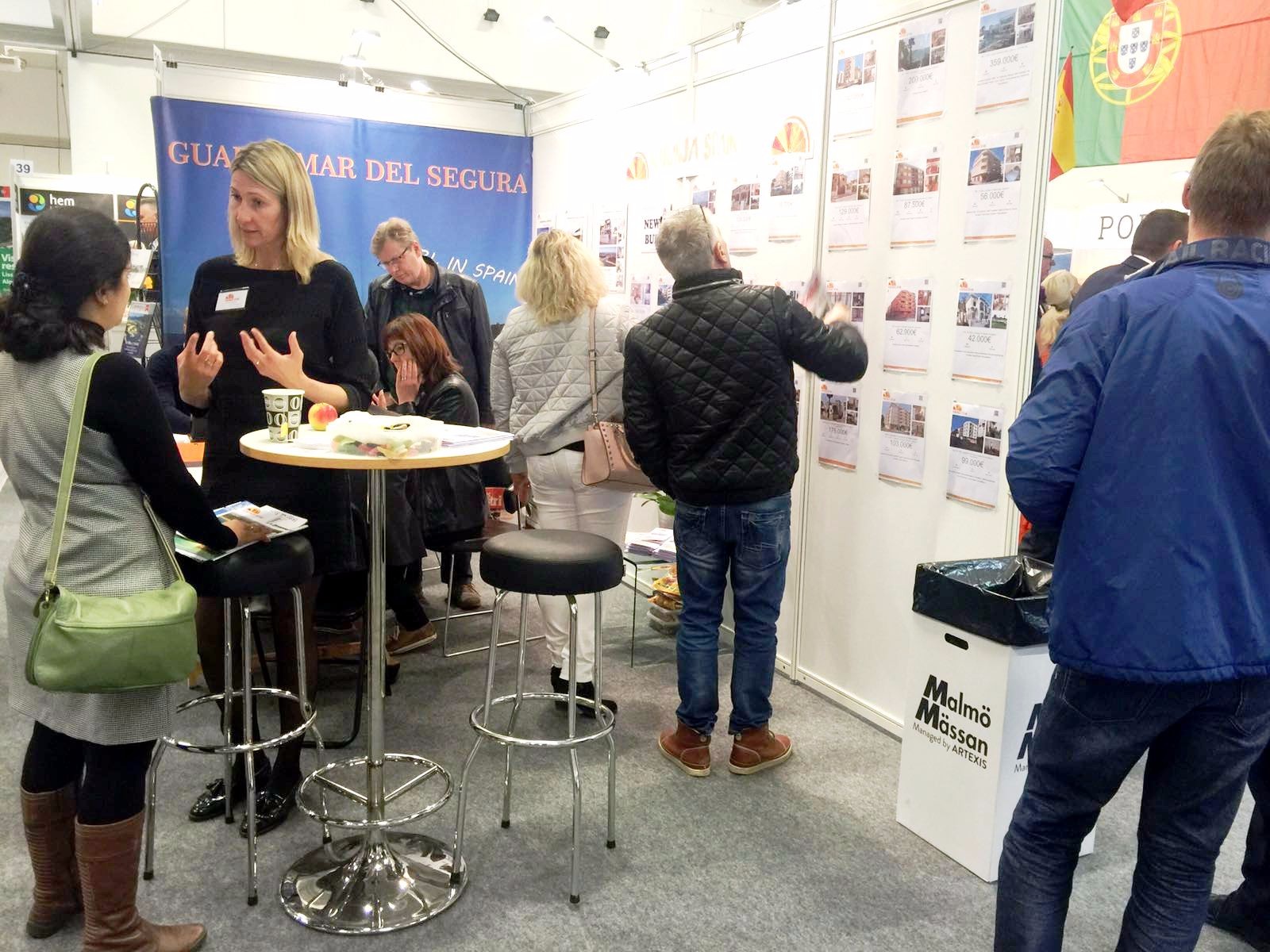 On Real Estate Fair in Malmoe, Sweden. 