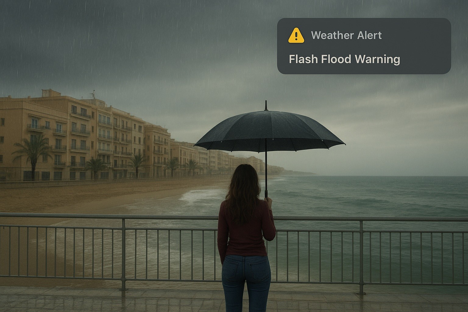 Lietus Alikantės regione: Įspėjimai paskelbti, bet viskas kontroliuojama